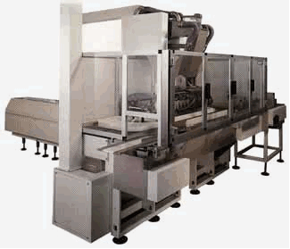PICK AND PLACE PACKAGING ROBOTS FROM SASIB FOR HIGH SPEED PACKAGING OF BAKED PRODUCTS INTO MULTILAYERS DISPLAY BOXES, CONFECTIONERY BARS, MUSELI BARS, PET FOOD